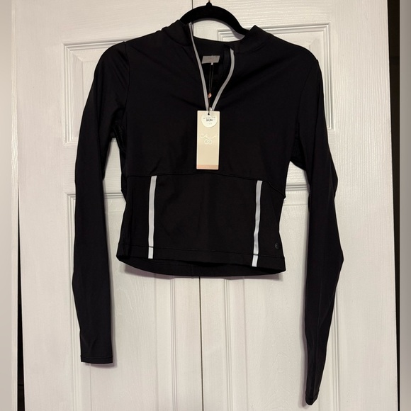 CALIA by Carrie Underwood Women's Run Reflective 1/4 Zip Black Size Sm NWT - Picture 3 of 7